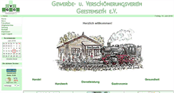 Desktop Screenshot of gewerbeverein-geestenseth.de